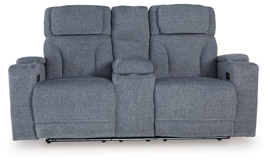 Studio Cave Power Reclining Loveseat with Console