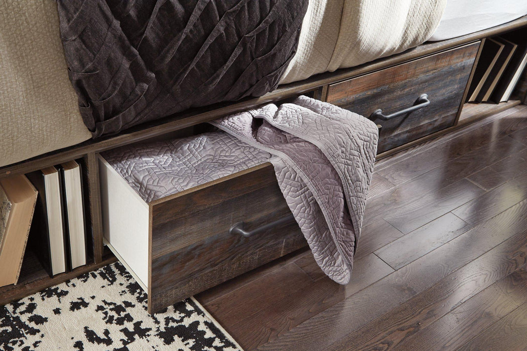 Drystan Bed with 4 Storage Drawers